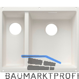 BLANCO Sp�le Subline 340/160-U for Coloured Components, Becken rechts Wei�