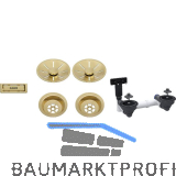 BLANCO 2x Ab-und �berlaufset InFino f�r Color Unit Satin Gold