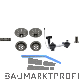 BLANCO 2x Ab-und �berlaufset InFino f�r Color Unit Satin Darksteel