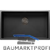 BLANCO Unterbau-Sp�le Claron 700-U Edelstahl Darksteel