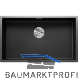 BLANCO 2D-Sp�le Claron 700-IF Edelstahl Darksteel