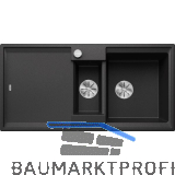 BLANCO Einbausp�le Adira 6 S mit Drehknopfgarnitur Anthrazit