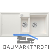 BLANCO Einbausp�le Adira 6 S mit Drehknopfgarnitur Wei�