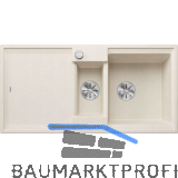 BLANCO Einbausp�le Adira 6 S mit Drehknopfgarnitur Softwei�