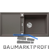 BLANCO Einbausp�le Adira XL 6 S mit Drehknopfgarnitur Vulkangrau