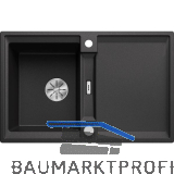 BLANCO Einbausp�le Adira 45 S mit Drehknopfgarnitur Anthrazit