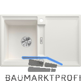 BLANCO Einbausp�le Adira 45 S mit Drehknopfgarnitur Wei�