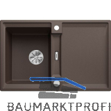 BLANCO Einbausp�le Adira 45 S mit Drehknopfgarnitur Cafe