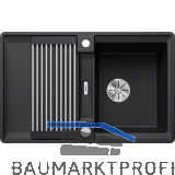 BLANCO fl�chenb�ndige Sp�le Adira 45 S-F, Schwarz