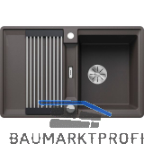 BLANCO fl�chenb�ndige Sp�le Adira 45 S-F, Felsgrau