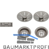 BLANCO Doppel Ab-und �berlaufset Satin Platinum