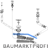 BLANCO Ab- und �berlaufgarnitur 1 x 3,5''/1 x 1,5" 235651