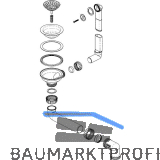 BLANCO Ab- und �berlaufgarnitur 1 x 3,5'' 230037