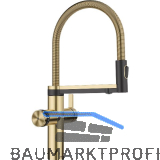 BLANCO Set Armatur Choice Icona Satin Gold mit Wasseraufbereitungseinheit