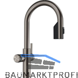 BLANCO Set Armatur Choice Icona-C Satin Platinum mit Wasseraufbereitungseinheit