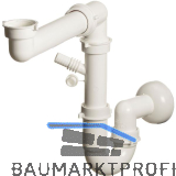 SOLIDO Raumspar-Siphon DN40x6/4" + DN50 6800PPSAB05