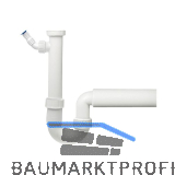 HAAS Siphon mit starrem Schlauch 40/50 mm