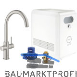 GROHE Blue Professional K�chen-Funktionsarmatur C-Auslauf Edelstahl