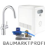 GROHE Blue Professional K�chen-Funktionsarmatur C-Auslauf ausziehbar Chrom