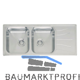 REGINOX Einbausp�le Diplomat 30 Eco, 1160 x 500 mm reversibel, Edelstahl