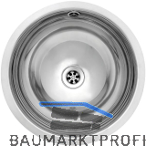 REGINOX 3D-Waschtisch Caribbean mit �berlauf, Edelstahl