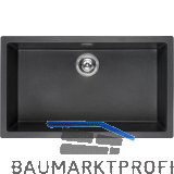 REGINOX 2D-Sp�le Amsterdam 72, 780 x 460 mm, Black Silvery