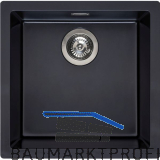 REGINOX 2D-Sp�le Amsterdam 40, 460 x 460 mm, Pure Black