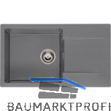 REGINOX Einbausp�le Amsterdam 43, 760 x 435 mm, Grey Silvery, reversibel