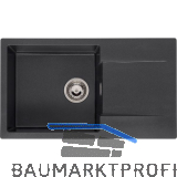 REGINOX Einbausp�le Amsterdam 43, 760 x 435 mm, Black Silvery, reversibel