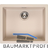 REGINOX 2D-Sp�le Amsterdam 50, 560 x 460 mm, Caffe Silvery