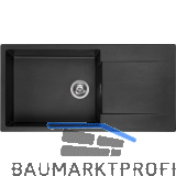 REGINOX Einbausp�le Amsterdam 540, 1000 x 500 mm, Black Silvery, reversibel