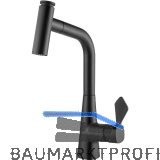 SOLIDO K�chenarmatur Mood D 400742SAT00NE druckfest, Schwarz matt