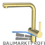 SOLIDO K�chenarmatur CA1108GU mit ausziehbarem Auslauf druckfest, Gold