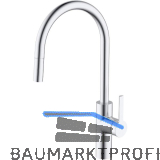 SOLIDO K�chenarmatur CA1114CHU mit ausziehbarem Auslauf, druckfest, Edelstahl