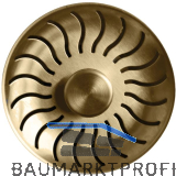 CARESSI Siebkorb 3,8" mit Exzenterbedienung CA50519ZG Gold