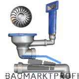 CARESSI Ab- und �berlaufgarnitur CAPPKP24NI Edelstahl