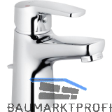 Waschtischarmatur Alpha 100 mit Ablaufgarnitur druckfest, Chrom