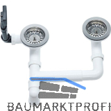 REGINOX Ab- und �berlaufgarnitur 2 x 3,5" R20340