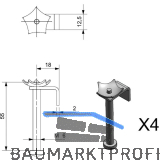 REGINOX Befestigungsklammern R18675