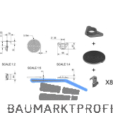 REGINOX Befestigungsklammern Z1030