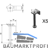 REGINOX Befestigungsklammern Z1205