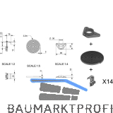 REGINOX Befestigungsklammern Z1324