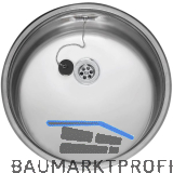 REGINOX Einbausp�le R18 390 OSK Edelstahl