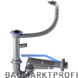 SOLIDO Ab-/und �berlaufgarnitur 1 x 3,5" S-700-D