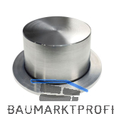 SYSTEMCERAM Versenkbarer Drehknopf f�r Exzentergarnitur Edelstahl
