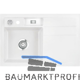 SYSTEMCERAM Einbausp�le Bela 78, 780 x 510 mm �1,5% Tropfteil rechts, Polar