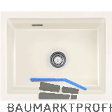 SYSTEMCERAM Unterbau-Sp�le Kara 50U/g Magnolie Excenter