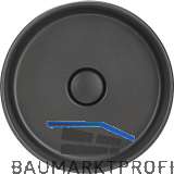 SYSTEMCERAM Aufsatzwaschtisch Patera 40 Schiefer