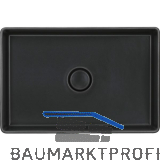 SYSTEMCERAM Aufsatzwaschtisch Lavara 60, Nigra