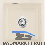 SYSTEMCERAM Unterbau-Sp�le Mera 40U/g Magnolie Excenter, geschliffen